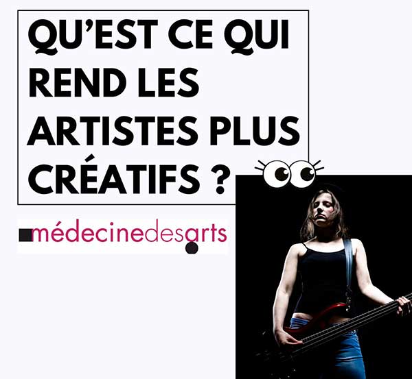 Les artistes sont plus créatifs