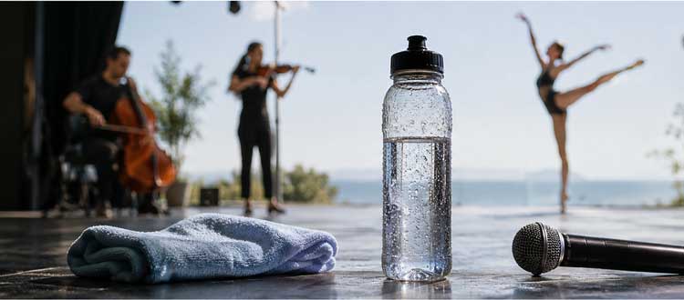 Canicule : que boire, à quelle température et comment bien s’hydrater lorsque l’on est artiste ?